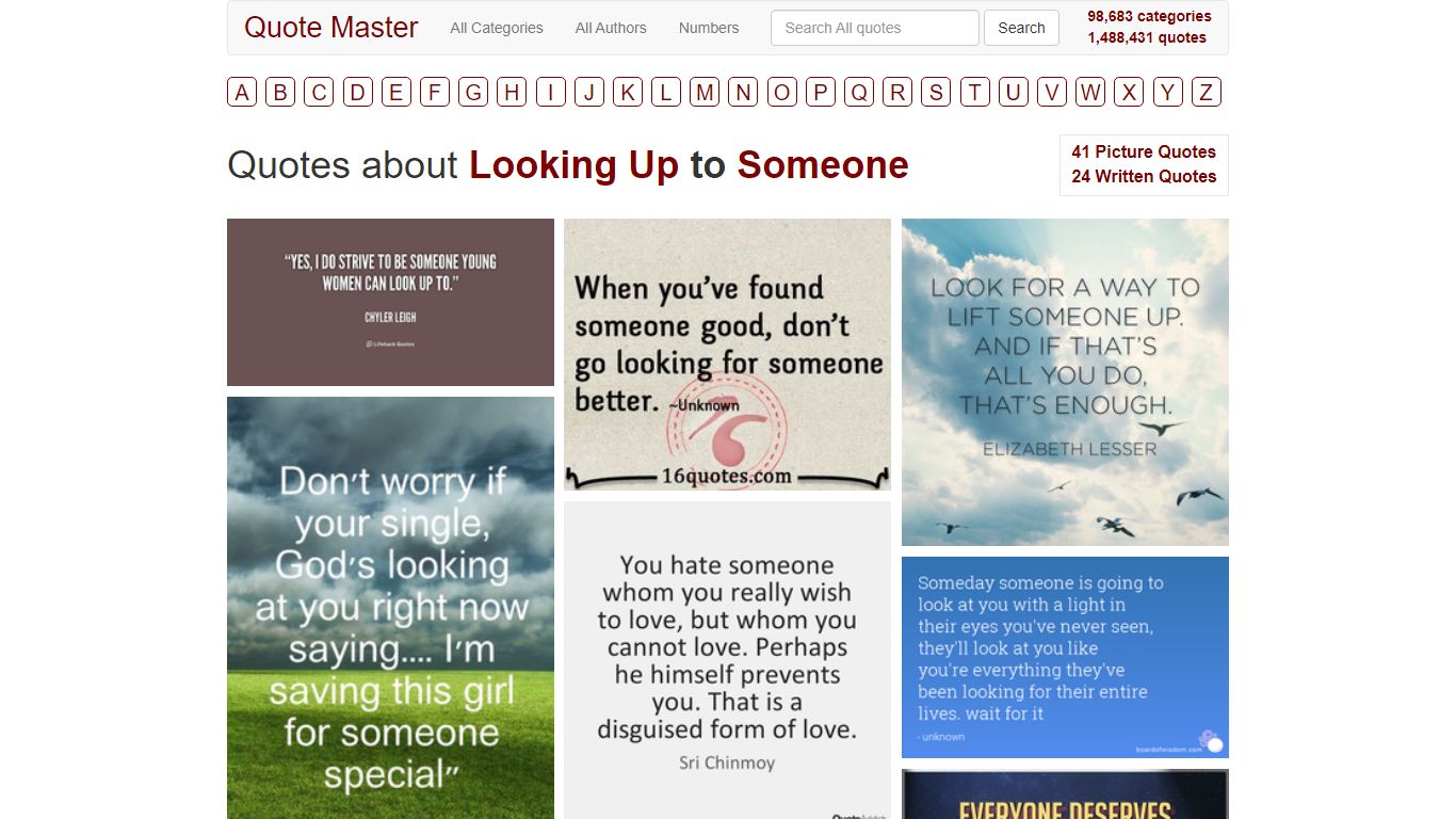 Quotes about Looking up to someone (65 quotes) - Quote Master